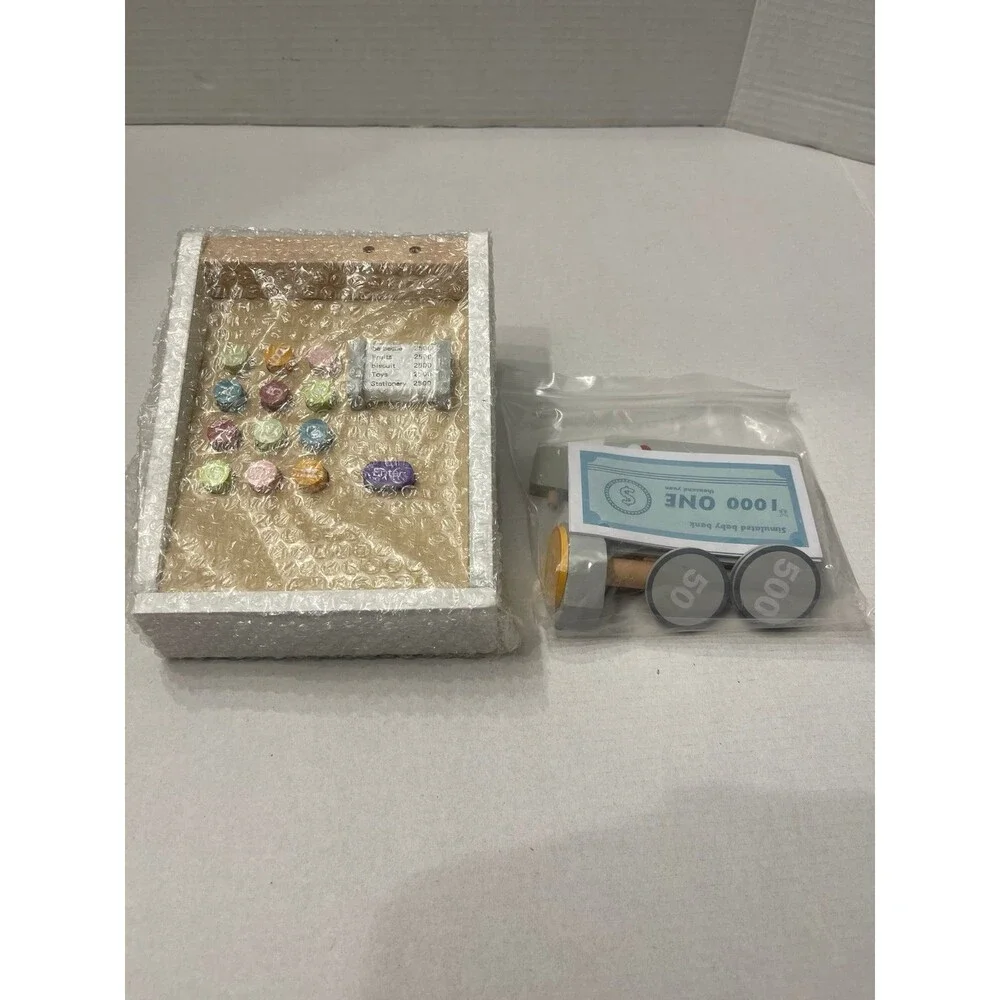 Kabeiqi Premium Wooden Supermarket Checkout Counter Toy New In Box